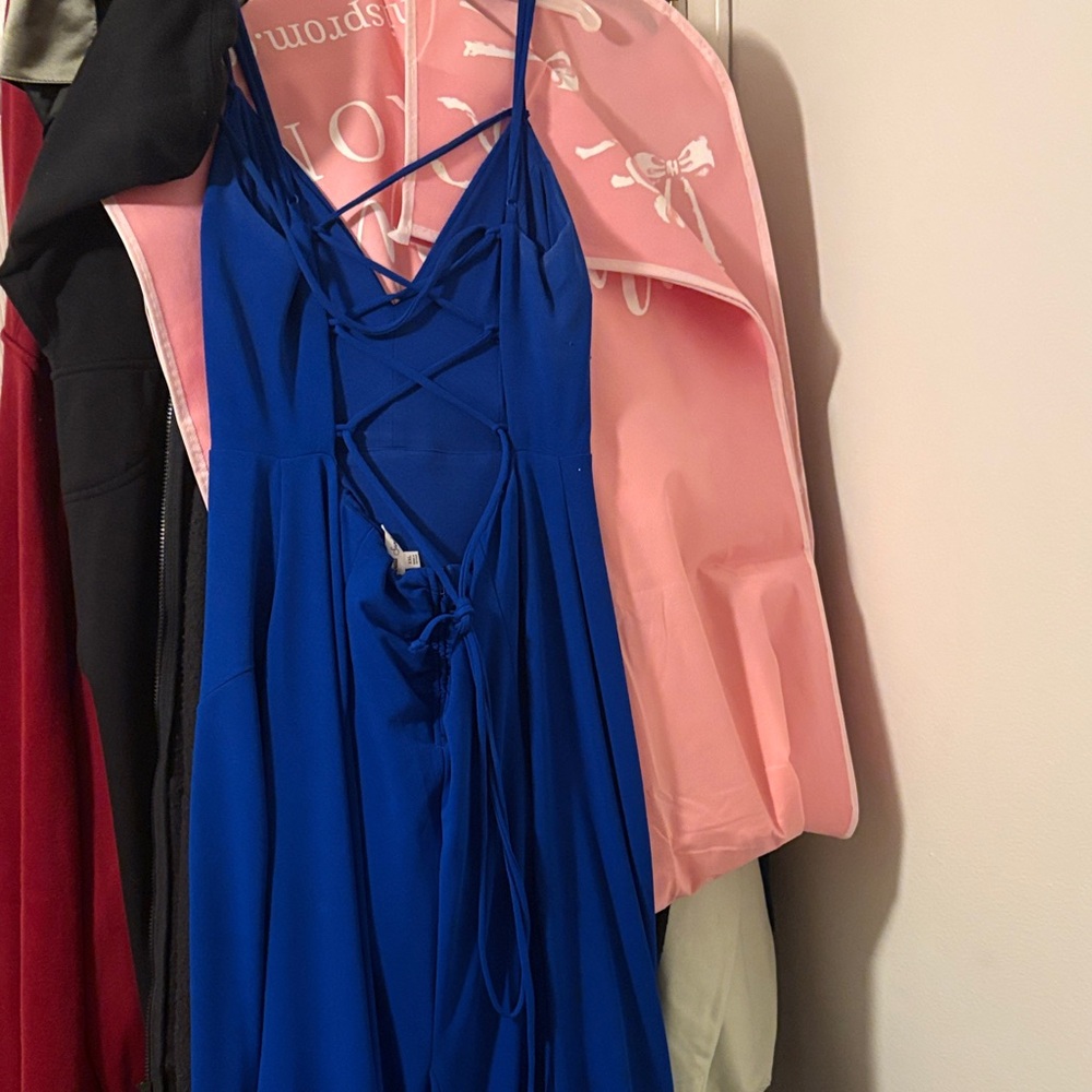 Lulu's Royal Blue Strappy Dress